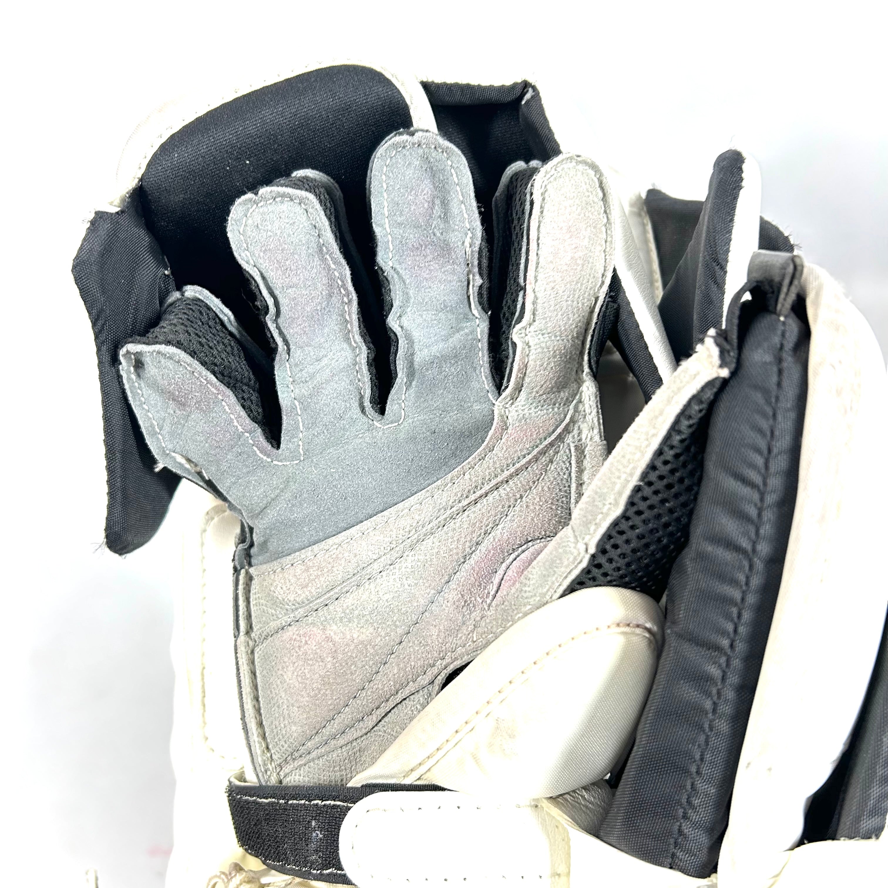 CCM Extreme Flex III - Bloqueur de gardien de but professionnel d'occasion (blanc)